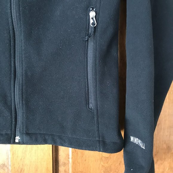 The North Face Windwall Zip-Up Black Jacket Small - Picture 5 of 12
